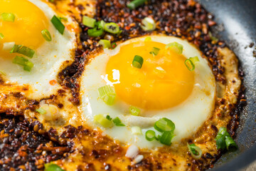 Healthy Chili Crisp Oil Fried Eggs