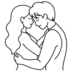 silhouette-of-two-people-hugging