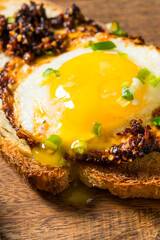 Healthy Chili Crisp Oil Fried Eggs