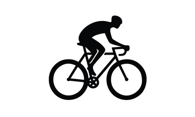 Obraz premium Bicycle Silhouette Vector