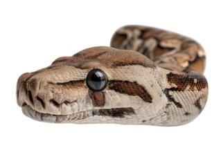 A captivating portrait of a serpent, its intricate scale pattern and piercing eye, a true symbol of nature's wild beauty.