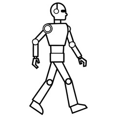 robot with arms crossed