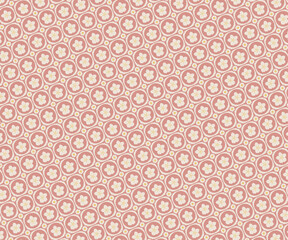 Seamless Geometric Floral Pattern Vector – Square Abstract Flower Shapes with Decorative Backdrop for Wallpaper, Textile, and Digital Art Design