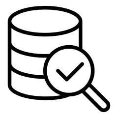 Veracity icon. Vector line icon