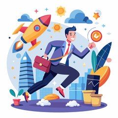 Startup Hustler – Capturing the Energy and Drive of an Ambitious Entrepreneur
