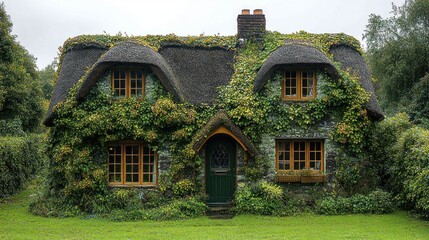 Enchanted Ivy-Covered Cottage
