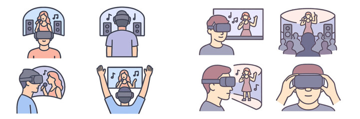 Virtual reality concert experience engages fans with immersive performances and music technology