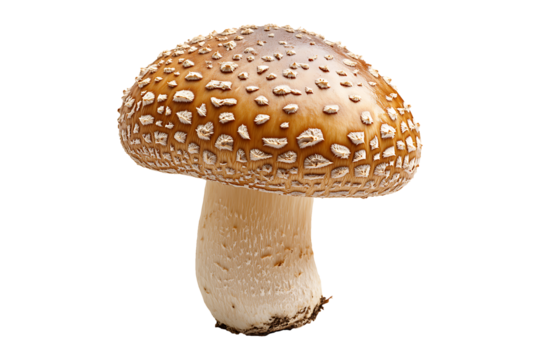 Shiitake Mushroom isolated on transparent background. - Powered by Adobe