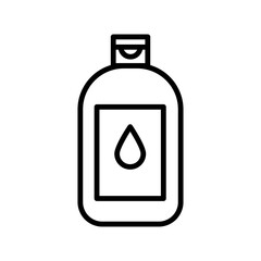 cleansing bottle flat icon