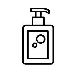 liquid soap dispenser flat icon
