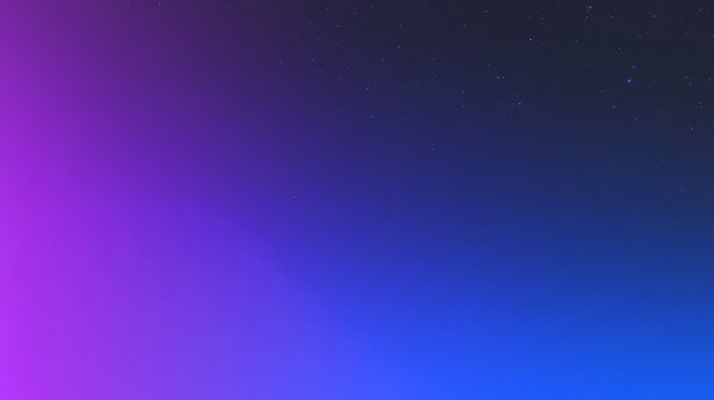 Night sky gradient background with stars, purple, blue and violet colors, space texture - Powered by Adobe