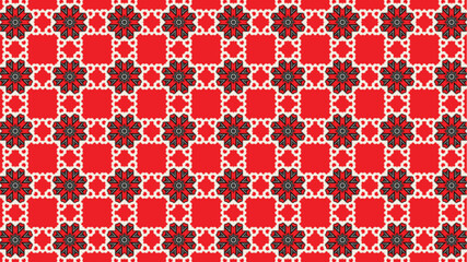 Abstract and geometric Seamless Pattern design suitable for fabric or wrapping paper.