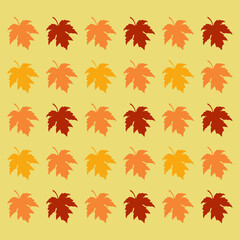 Fototapeta premium Autumn Falling Leaves Background