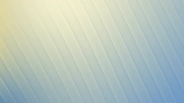 Abstract Gradient Background With Parallel Lines in Soft Light Yellow and Blue Modern Minimalist Design
