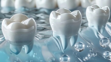 Effective tooth whitening and cleaning solutions for healthy gums with fluoride protection