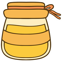 jar of honey illustration