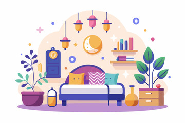 dreamy bedroom maximalist bedding