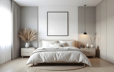 Stylish Interior of a Luxury Apartment Bedroom