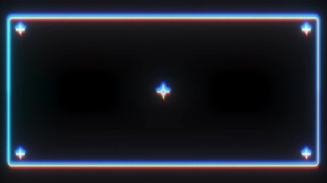 Viewfinder overlays with transparent backgrounds. Clean and Distorted glitch versions	