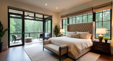 Cozy and Luxurious Apartment Bedroom Design