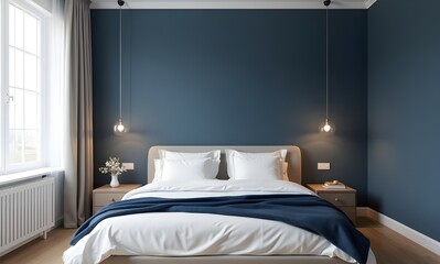 Sophisticated Bedroom Space in Luxury Interior