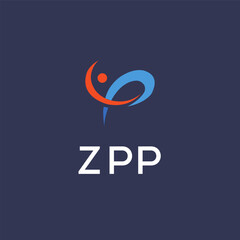 ZPP Letter Initial Logo Design Template Vector Illustration