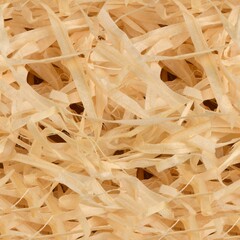 Decorative shavings. Decorative filler. Seamless texture.