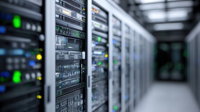 Forensic Tech Team Scanning Data Evidence Rack