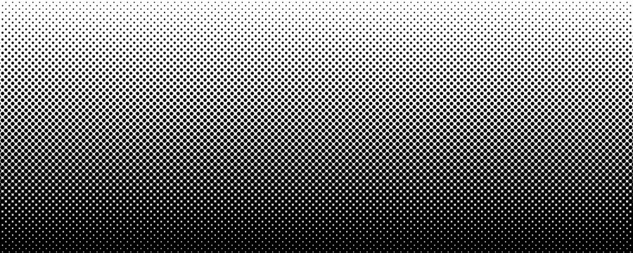 Pop Art Style Rectangular Halftone. Rectangular Dot Pattern on White and Transparent Background.Abstract dotted rectangular Bottom to top halftones geometric dots, pop art texture