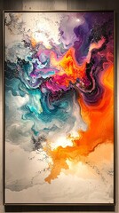 Obraz premium Swiss visual artist doing composing dynamic abstract visuals