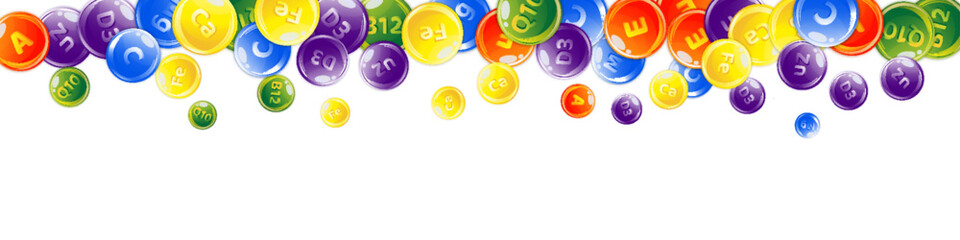 Vitamins and minerals complex. Multivitamins