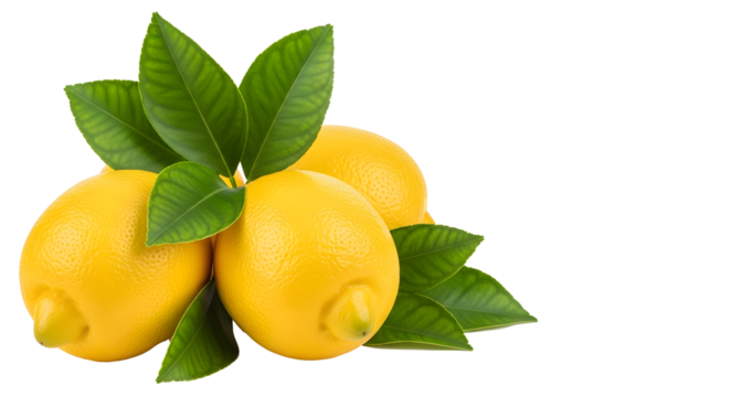 Fresh Lemon Fruit Slices, White background, with background png