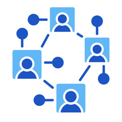 Connection Lines  Icon Element For Design	