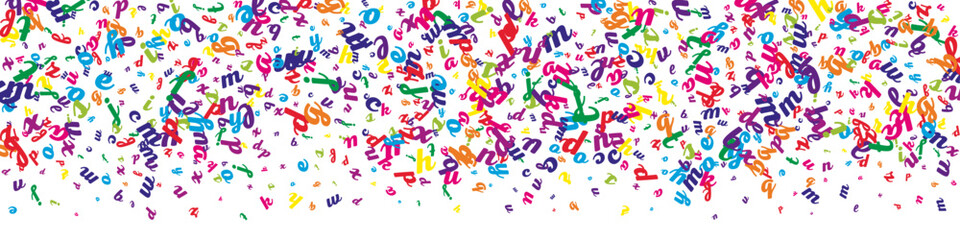 Concept of school background. Colorful childish