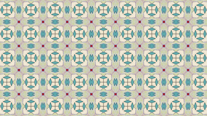 Abstract and geometric Seamless Pattern design suitable for fabric or wrapping paper.