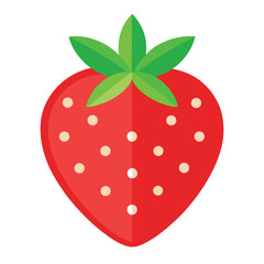 strawberry isolated on white Background