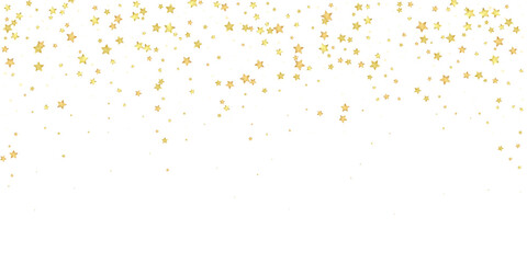 Magic stars vector overlay.  Gold stars scattered