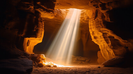 Radiant Light Floods Antelope Canyon, Revealing Sculpted Rock Formations