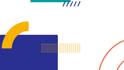 Modern Abstract Geometric Background with Colorful Shapes