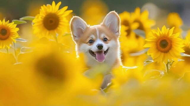 chihuahua puppy in the garden