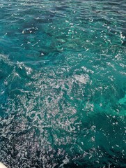Blue lagoon at Cape Greko coast. Cyprus