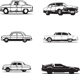 Obraz premium set of cars vector