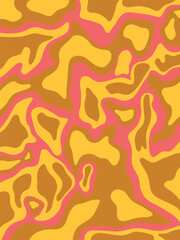 Retro Psychedelic Abstract Art