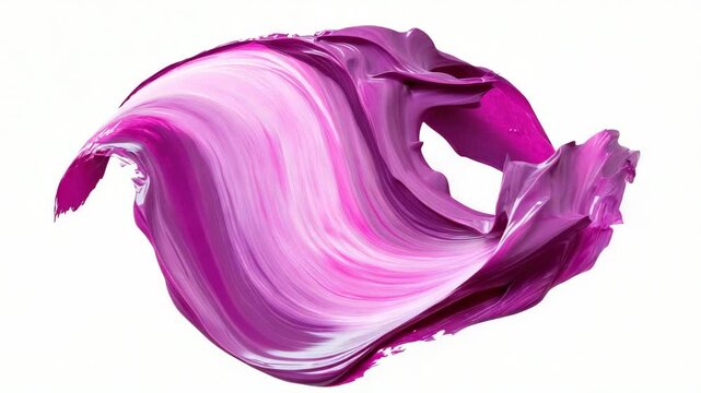 Purple and pink abstract art painted in the style of impressionism with bold brushstrokes that capture a sense of movement and texture.