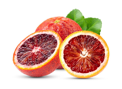  blood oranges isolated on transparent png ( Image from camera)