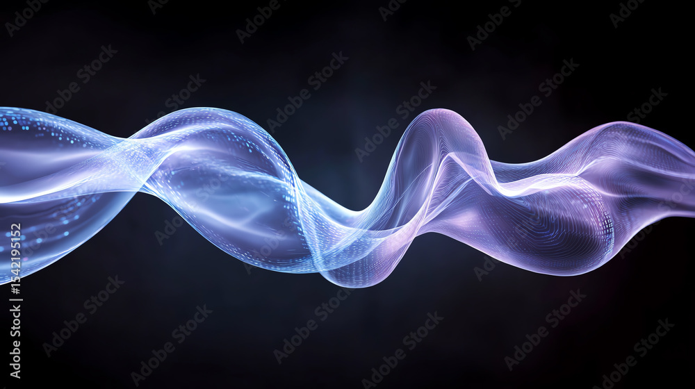 Poster abstract fluid wave design with soft gradients, perfect for backgrounds and digital art. captivating