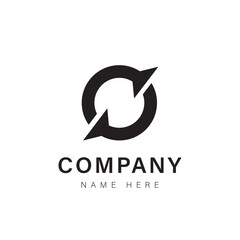 Modern minimalist logo for company and branding vector illustrator 