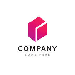 Modern minimalist logo for company and branding vector illustrator 