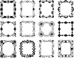 Decorative Vintage Frame Borders Collection