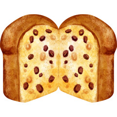 watercolor panettone